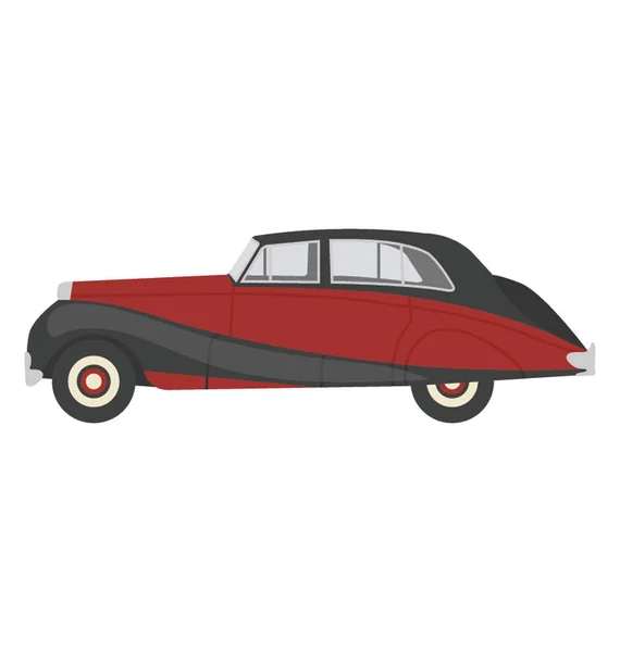 Classic Coupe Vintage Car Personal Use — Stock Vector