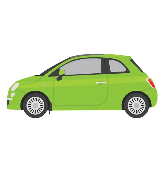 Køretøj Med Attraktiv Stil Kompakt Bil – Stock-vektor