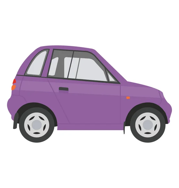 Little Car Depicting Microcar — Stock Vector
