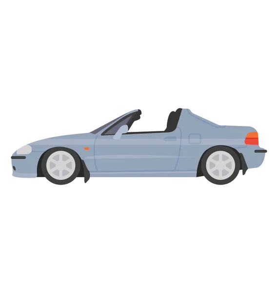 Aberto Mini Cooper Telhado Conhecido Como Carro Conversível — Vetor de Stock