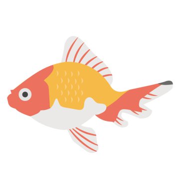 Deniz hayvan heykelde balıkları simgesi 