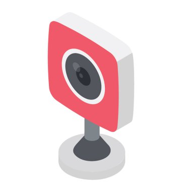 Web kamerasından veya canlı sohbet için kullanılan bir canlı kamera 