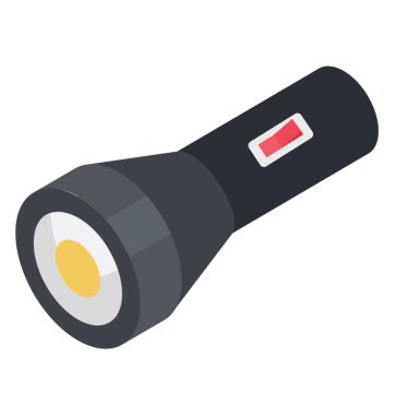 Küçük ışık kez karanlık yerlerde kullanılan el feneri