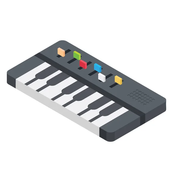 Клавіатурний Програвач Під Назвою Фортепіано — стоковий вектор