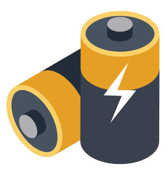 Baterii Pro Elektrické Energie — Stockový vektor