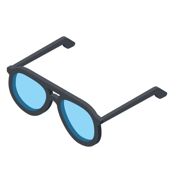 Brille Ohne Sonnenbrille Sommer Tragen — Stockvektor