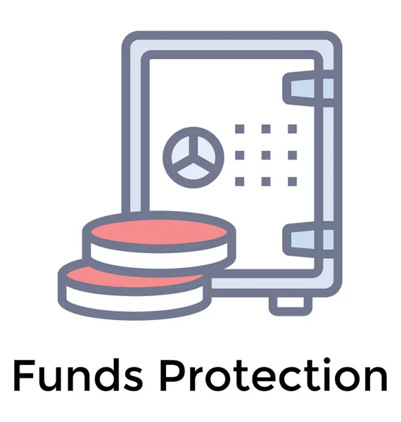 Fondsschutz Für Sparkapital — Stockvektor