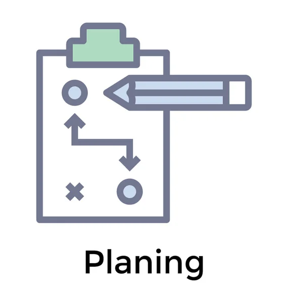 Strategische Planung Für Das Marketing — Stockvektor