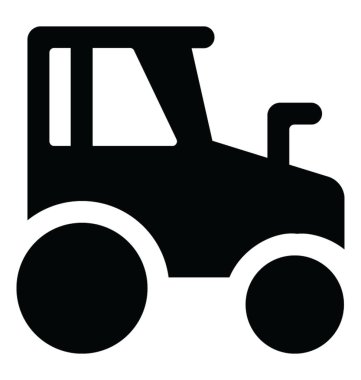 Glif simgesi tasarım traktörün 