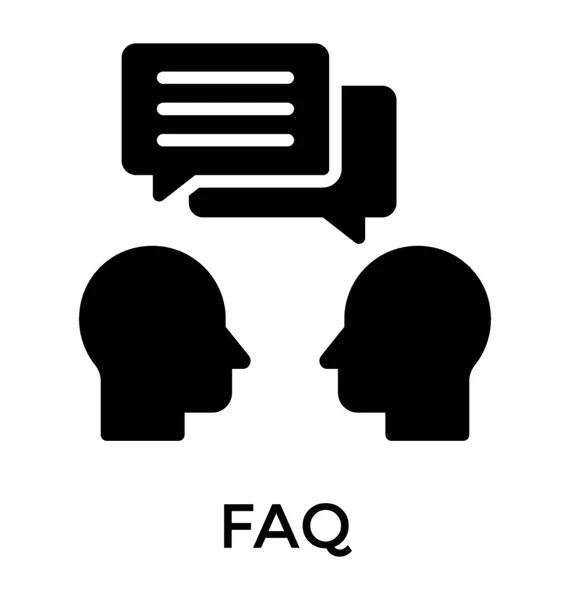 Faq Concept Frequently Asked Questions — Stock Vector