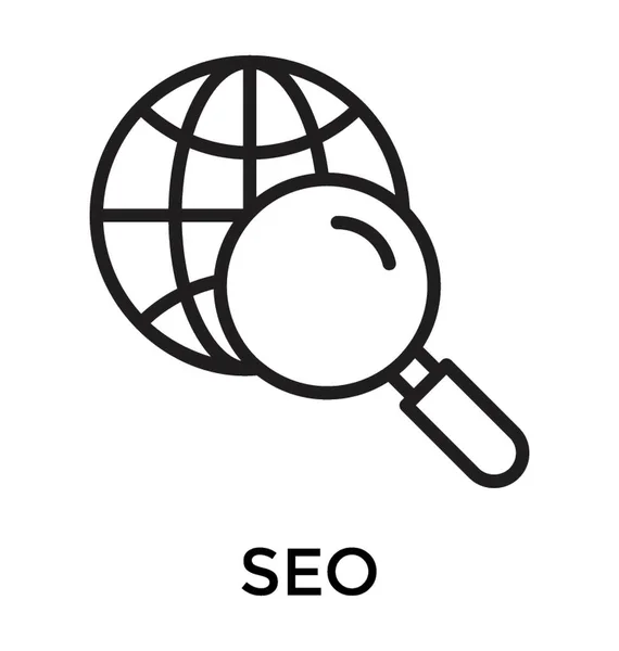 Seo Online Marketing — Stock Vector