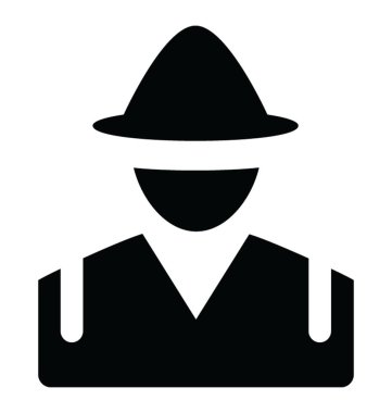 Simge vektör grafiği bir bahçıvan