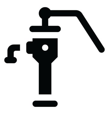 Eski el pompası simgesi tasarım 