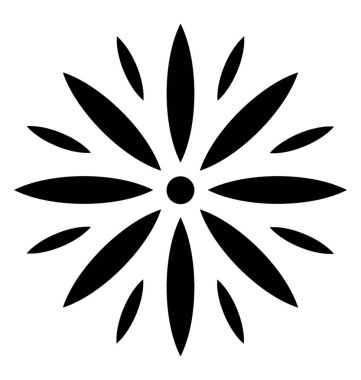 Havai fişek kutlama katı vektör simgesi