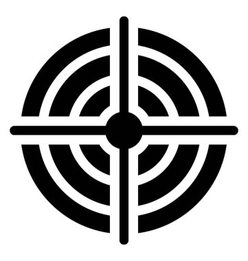 Hassas bir şey hedeflemek için bir odak noktasıdır 