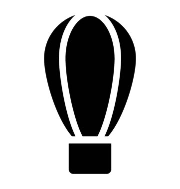 Hava uçuş olan bir sıcak hava balonu 