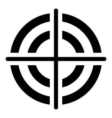 Hassas bir şey hedeflemek için bir odak noktasıdır 