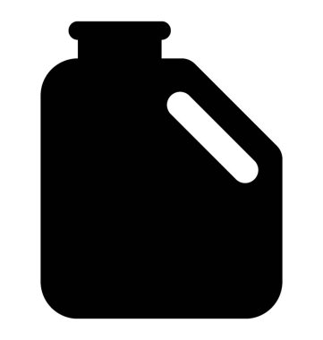 Yakıt galon benzin ile dolu bir kap