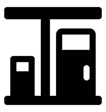 Akaryakıt İstasyonu temsil eden bir petrol dağıtıcı 