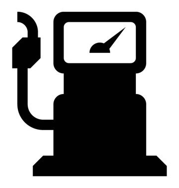 Bir petrol dağıtıcı makine ile ölçme aygıtı, benzin pompası 