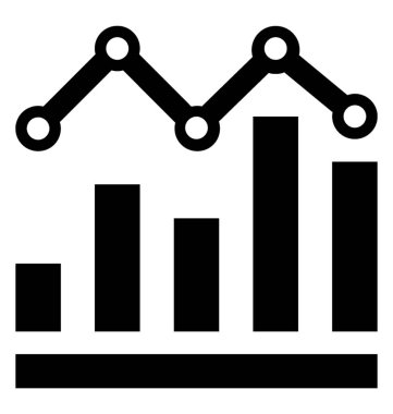 İstatistiksel grafik temsil eden bir çubuk grafik 