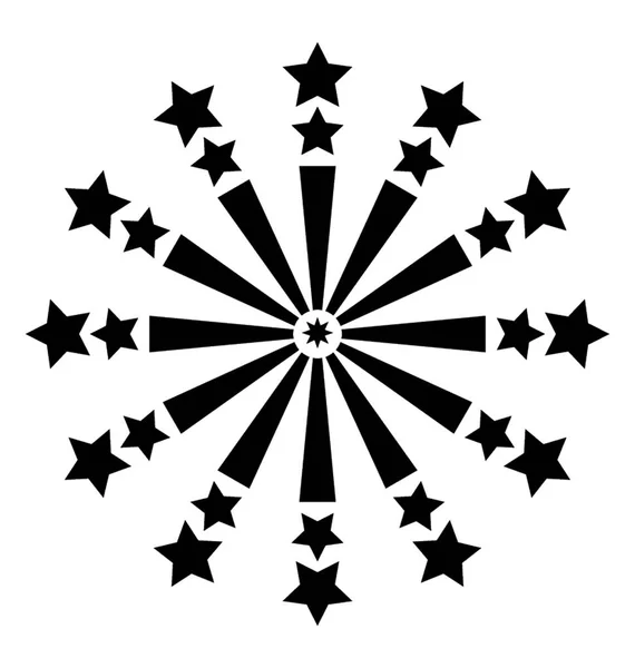 Пиктограмма Взрывного Фейерверка — стоковый вектор