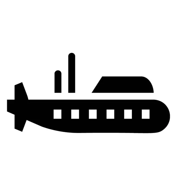 Подводная Лодка Используется Боях Водой — стоковый вектор