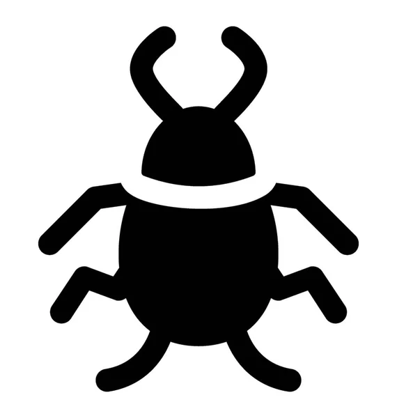 Insecto Con Patas Con Escarabajo Que Representa — Vector de stock