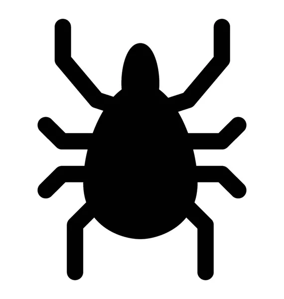 곤충의 아이콘 마이트 — 스톡 벡터