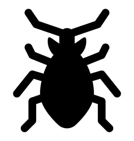 Hmyz Nohou Zobrazující Brouk — Stockový vektor