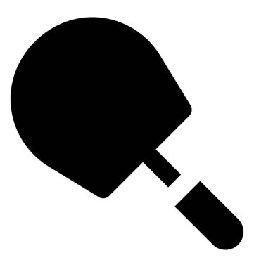 Simge böcek heykelde sinek sineklik öldürmek için bir enstrüman kullanımı