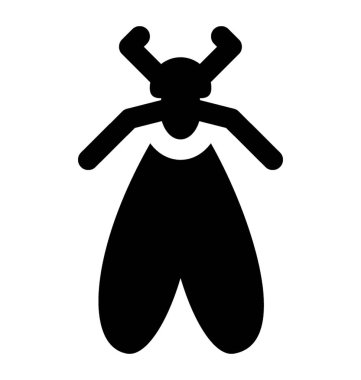 Sahip bir böcek bacaklar ve uzun heykelde Mooche kanatlar 