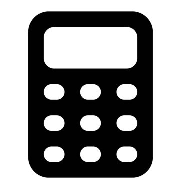 Makine hesap makinesi simge