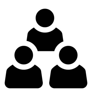 Bir grup kullanıcı grup gösteren insan