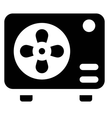 Bir klima kullanılan aygıt kapalı, pencere ac 