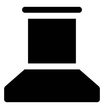 Duman Mutfak havalandırma için kullanılan extractor hood 