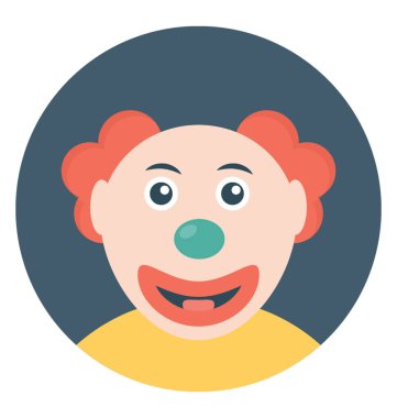 Auguste palyaço bilinen bir beyaz yüz joker 