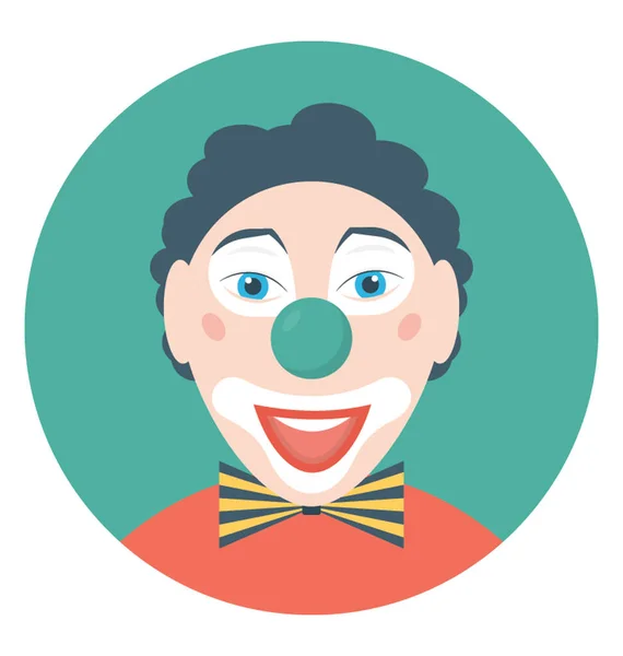 Clown Hobo Effrayant Dans Clown Joker — Image vectorielle