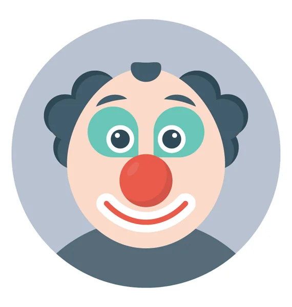Circus Clown Comic Makeover — Stock Vector