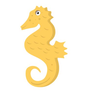 Deniz atı simge tasarım