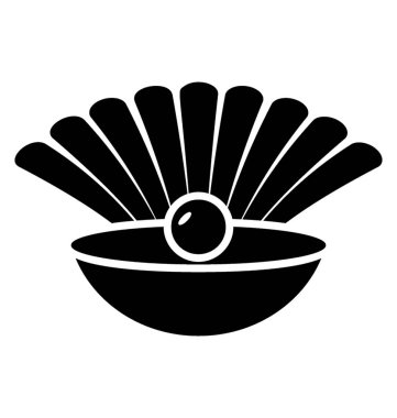 Seashell inci tasarımını simgesi