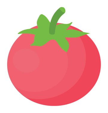 Kırmızı sebze yaprakları, domates ile 