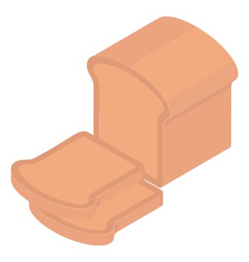 Sağlıklı beslenme ve kahvaltı için ekmek dilimleri 