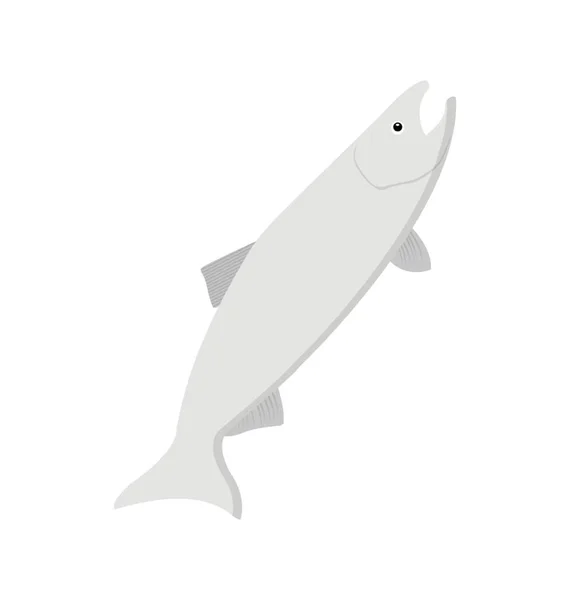 Icono Animal Marino Que Representa Peces — Vector de stock