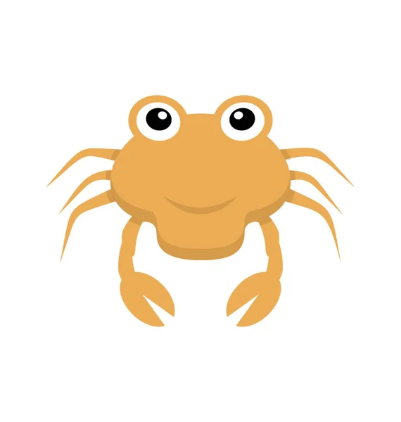 Sea Life Icon Design Crab — Stock Vector