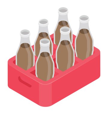 İçecek kola sandık 