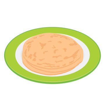 Un ile ev yapımı bir gözleme 