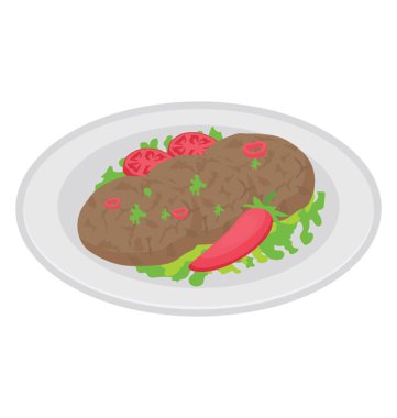 Baharat ile kıyma Kebap 