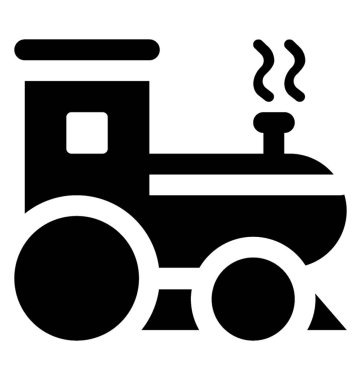 Çocuklar eğlence parkı bir mini trenle 