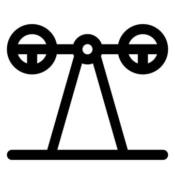 Çocuklar ve yetişkinler eğlence parkı bir sarkaç gezintiye 